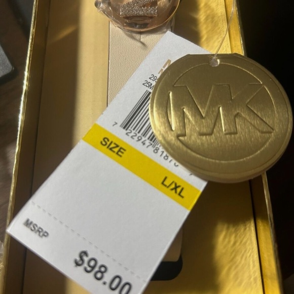 Michael Kors Pave Logo Belt in Box Woman's Size L/XL - Picture 4 of 5